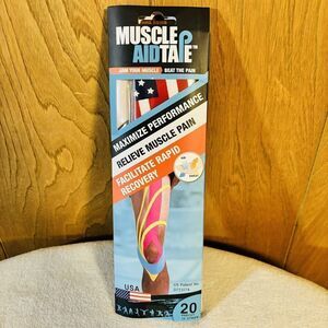 MuscleAidTape Kinesiology Tape Athletic tape Muscle Relief For All Sports 20 Ct